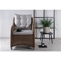 Lounge lænestol 2-Pak Vikelund - Natur / Lys beige