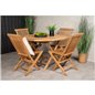 Loungestol Ställbar Kenya 2-Pack - Teak