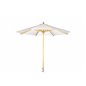 Naxos Umbrella - 3m - Wood / Ecru Fabric