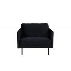 Zoom Chair - Black / Black Velvet