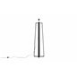 Avspark -Floor Lamp - Blk Leg/Smokey Glass/Add Blk Smoked Glass ball on top