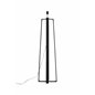 Avspark -Floor Lamp - Blk Leg/Smokey Glass/Add Blk Smoked Glass ball on top