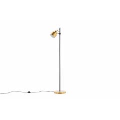 Vifta -Floor Lamp - Black/Brass