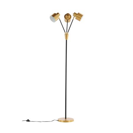 Vifta -Floor Lamp - Black/Brass