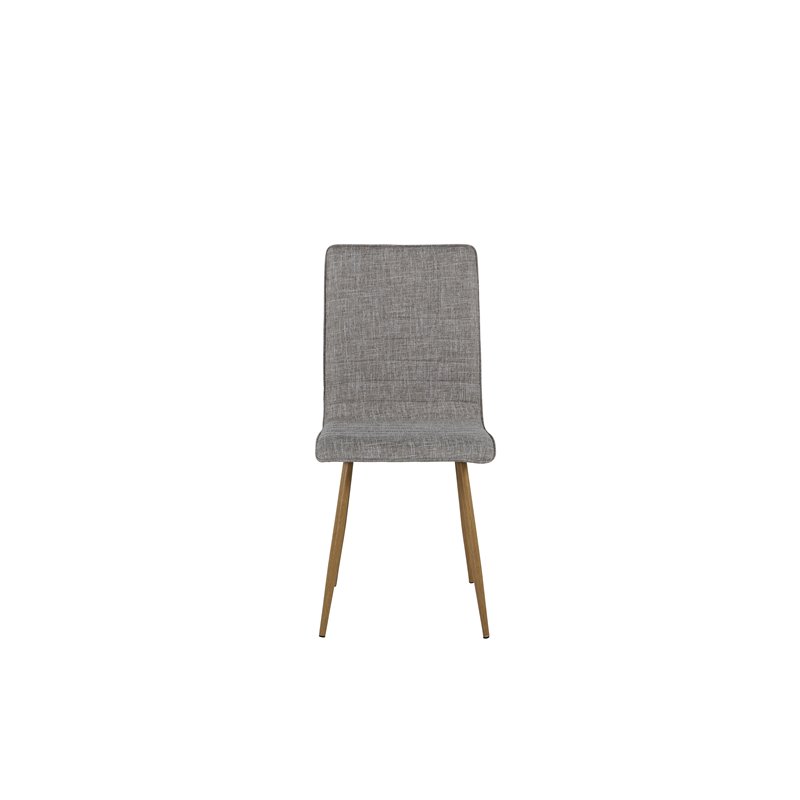 Windu Lyx Dining Chair - Oak-Look / Light Grey