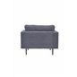 Boom Single Chair - Teddy Fabric Dark Grey