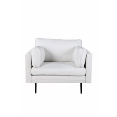 Boom Single Sofa - Sort / Lys Beige Stof