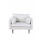 Boom Single Sofa - Black / Light Beige Fabric