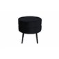 Pot Pouf - Black / Black Velvet