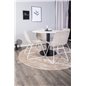 Rise Side Table Double - White / concrete -look