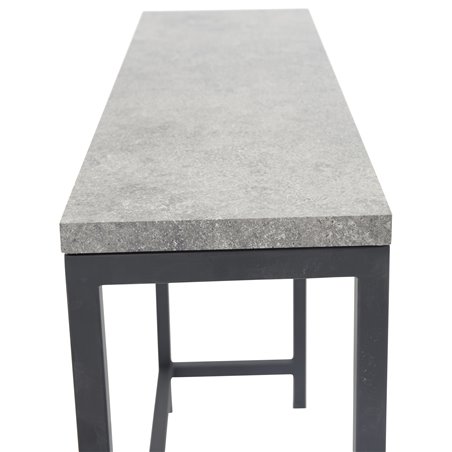 Rise Side table - Black / Concrete-look - 110*30*H80