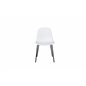 Arctic Dining Chair - Sorte Ben - Hvid Pla stic