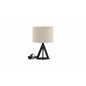 Kona -Table Lamp - Black/Linen