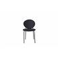 Vault Dining Chair - Black Legs - Black Fabric