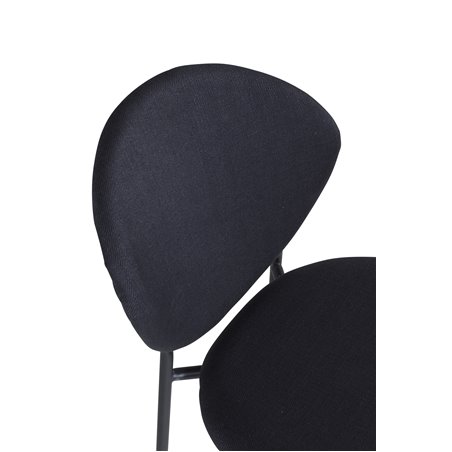 Vault Dining Chair - Sorte Ben - Sort Stof