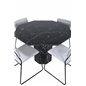 Kenth Chair - Black / Light Grey Velvet