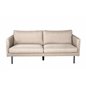 Zoom 2-personers sofa - Sort / Brun Stof