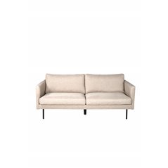 Zoom 2-personers sofa - Sort / Brun Stof