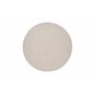 Teddy Round Polyester Carpet - 200*200- White