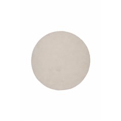 Teddy Round Polyester Carpet - 200*200- White