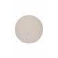 Teddy Round Polyester Carpet - 200*200- White