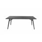 Sleek Extentiontable Black Brushed - 190*95