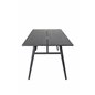 Sleek Extentiontable Black Brushed - 190*95