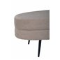 Otto Pouf - Black / Beige Teddy