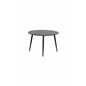 Dipp Dining Table - 115cm - Black Veneer / All black legs