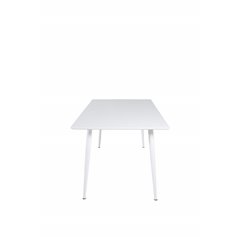 Polar Dining table 180 cm - White top / White Legs