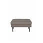 Zoom Ottoman - Black / Brown Fabric