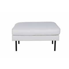 Zoom Ottoman - Black / Light Beige Fabric