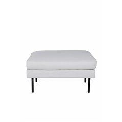 Zoom Ottoman - Sort / Lys Beige Stof