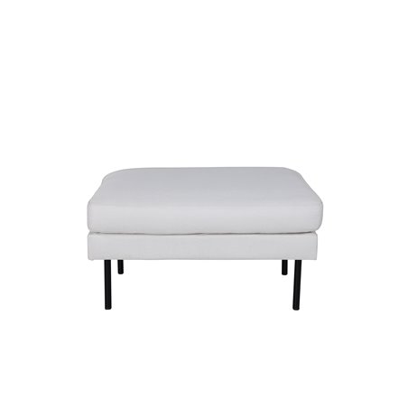 Zoom Ottoman - Sort / Lys Beige Stof