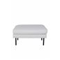 Zoom Ottoman - Sort / Lys Beige Stof