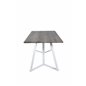 Marina Dining Table - Grey "oak" / White Legs