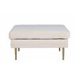 Bom Ottoman - Messing / Beige Velvet