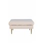 Bom Ottoman - Messing / Beige Velvet