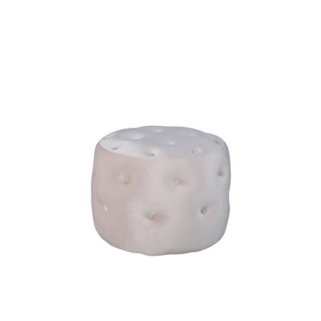 Benjamin Pouf - / beige sametti