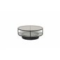 Falsterbo - Sofa Table Round - Glass / Black