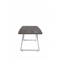 Inca Extentiontable - grey "oak" / white Legs