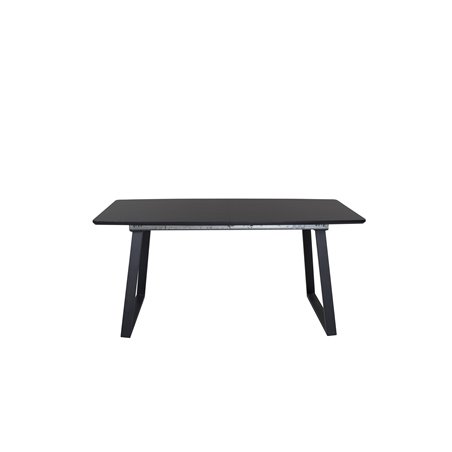 Inca Extentiontable - Black top / black Legs