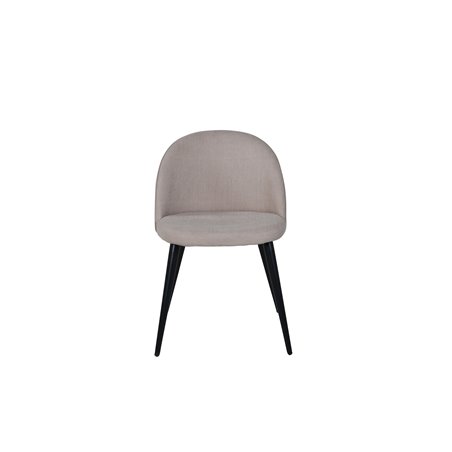 Velvet Stitch es Chair - Sort/beige stof (polyesterlinned)