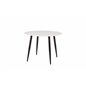 Plaza Round Table 100 cm White / Black