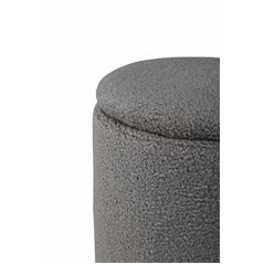 Limpen Pouf - / Greige Teddy