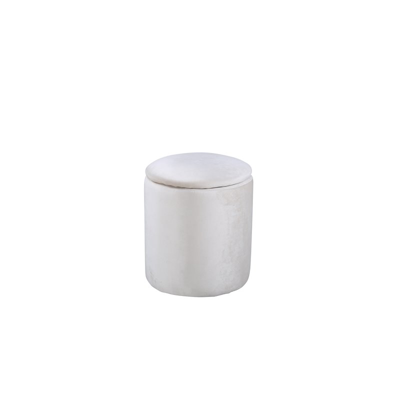 Limpen Pouf - / beige sametti