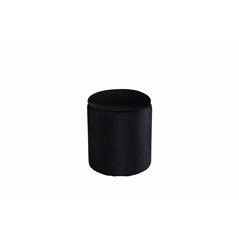 Limpen Pouf - / Black Velvet