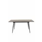 Silar Extention Table - "Wood Look" Melamine / Black Legs