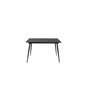 Silar Extention Table - Black Melamine / Black Legs