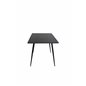 Silar Extention Table - Black Melamine / Black Legs